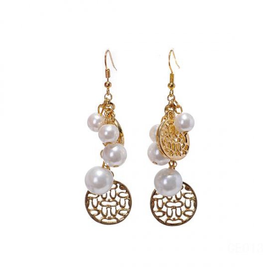 Coach Pearl Gold Earrings CVR | Women